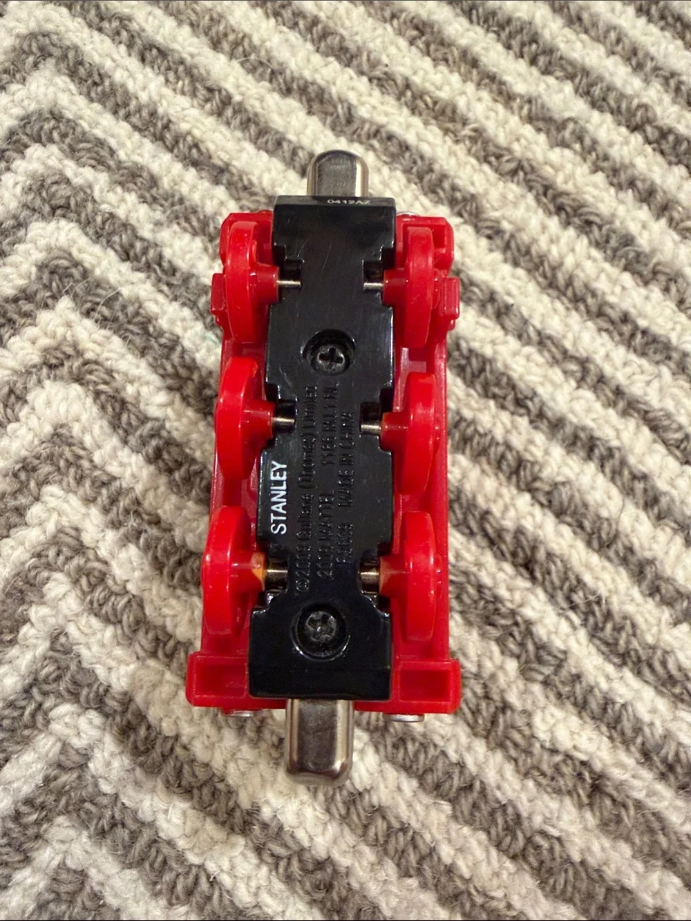 Mattel Silver and Red Toy Train Engine